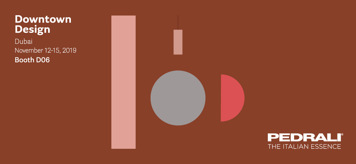 pedrali à dubai pour downtown design 2019